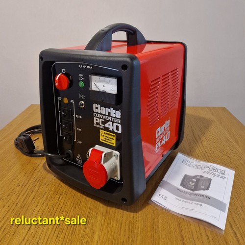 Clarke pc40 phase converter - pc40,